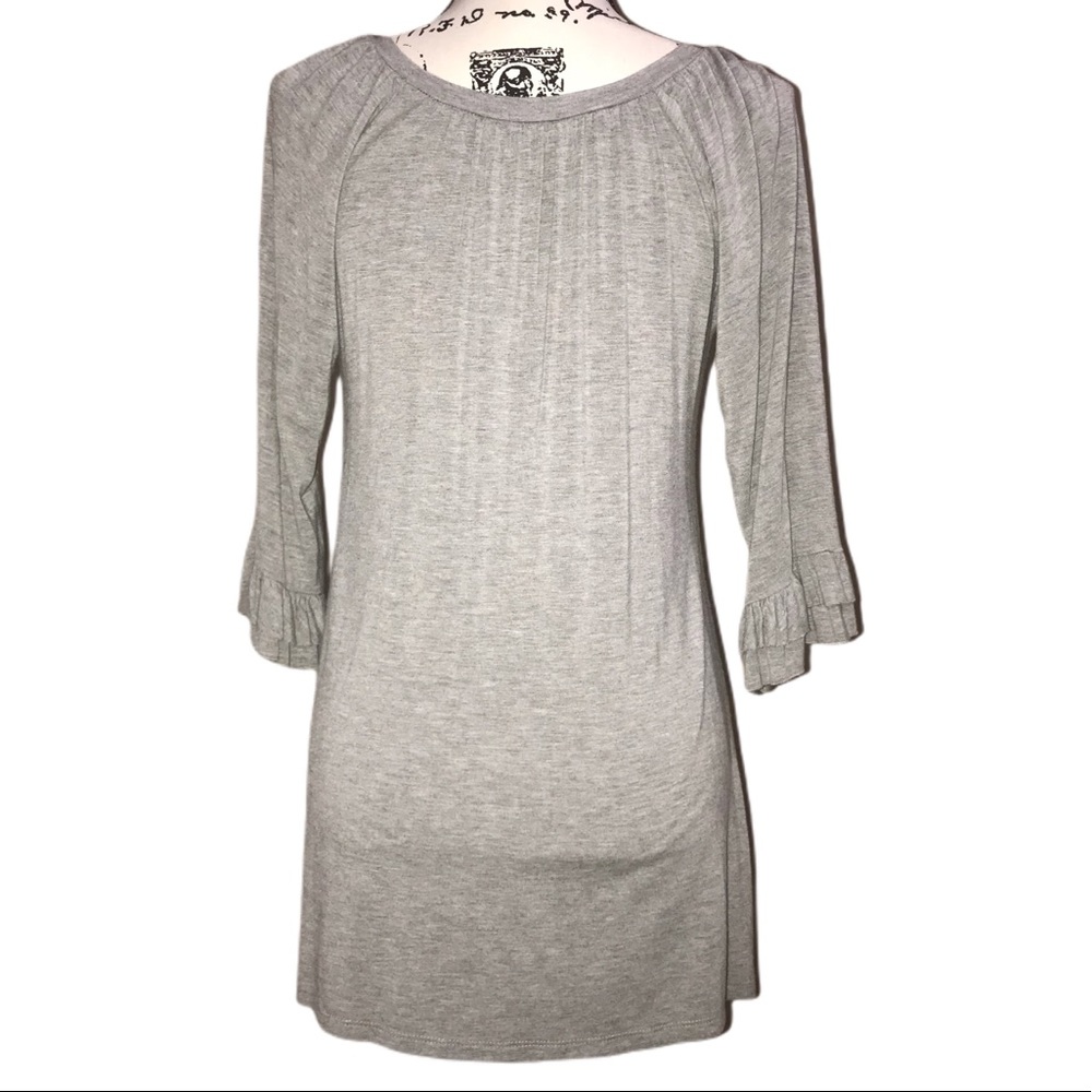 Cezanne | Ruffle Sleeve Gray Runic - Picture 2 of 9
